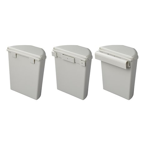 Poubelle avec couvercle 6L pour caravane/camping-car