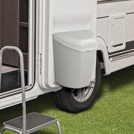 Poubelle avec couvercle 6L pour caravane/camping-car