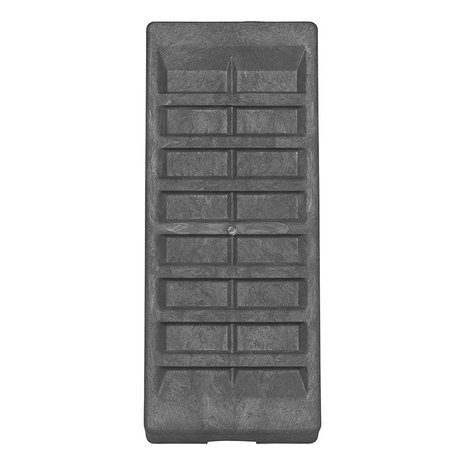 Bloc de rampe 90 mm gris - lot de 2 pieces