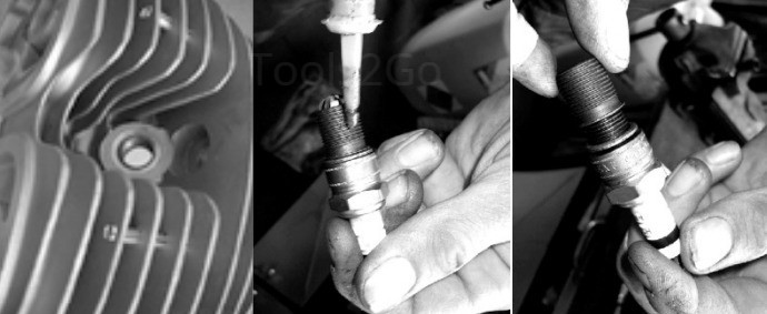 Kit de réparation de filetage de bougie d'allumage M14 x 1,25 mm 16 pc –  weboutillage