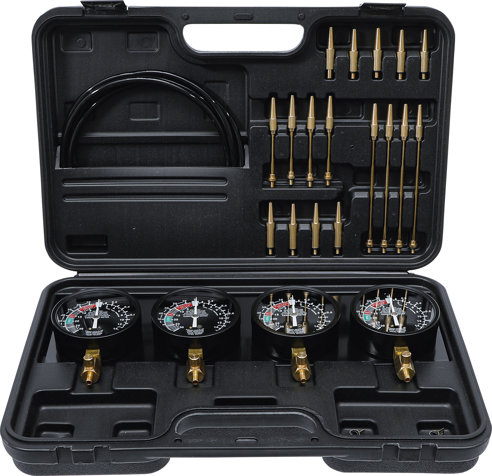 Kit D'outils De Jauge De Synchronisation De Carburateur à Vide Avec 4 Tuyaux En Caoutchouc Pour Moto A 4 Cylindres 92348317