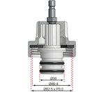 Adaptateur No.21 pour Art.8027 / 8098: Opel Astra J + Zafira C