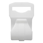 Clip de tente pour mat de tente 20-25mm avec fente blanc