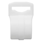 Clip de tente pour mat de tente 20-25mm avec fente blanc