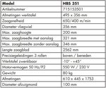 Scie a ruban verticale HBS351