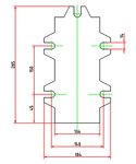 Table de percage-croisement pour perceuse 125mm