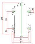 Table croisee pour foreuse 160mm