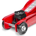 Cric rouleur hydraulique 2t - extra bas