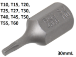 Embout (3/8) profil T (pour Torx) T10 - T60