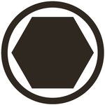 Embout Int. hex. 3 mm, 1/4