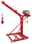 Grue mobile 500 kg treuil electrique