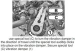 Poulie de vilebrequin et ensemble d'outils rotatifs pour BMW 2.5D