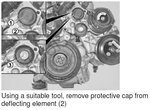 Poulie de vilebrequin et ensemble d'outils rotatifs pour BMW 2.5D