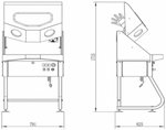 Nettoyage de la cabine a haute pression 8-14 litres