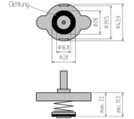 Adaptateur no 4 pour Art. 8027, 8098 pour Ford, Honda, Hyundai, Lexus, Mazda, Mercedes-Benz, Mitsubishi, Nissan, Peugeot, Subaru, Suzuki, Toyot