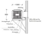 Ventilateur de refroidissement 18000m³/h