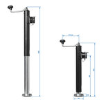 Pied de support extensible, robuste TH52/5000
