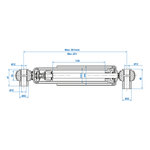 Amortisseur 900kg CC 250-380 - jeu de 2 pieces