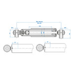 Amortisseur 1300-1700kg CC 250-380 - jeu de 2 pieces