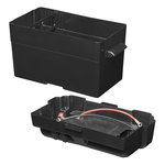 Coffret a piles 35x18x20cm 2x USB - 1x prise 12V - Voltmetre