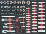 Porte-outils de luxe rempli 250 pieces