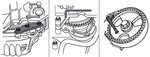 Distribution moteur Tool Set pour Rover, Peugeot, Ford, Volvo 2.0 & 2.2LD