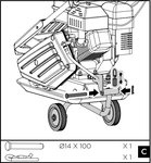 Plaque vibrante 13kn 6.5hp