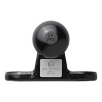 Boule d'attelage coudee noire D17.2/S350 homologuee type E