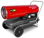 Soufflerie d'air chaud diesel 50kw avec telecommande