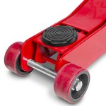 Cric rouleur hydraulique 3t - extra long et bas pour voitures sportives