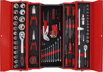 Caisse a outils metallique avec assortiment d’outils 86 pieces