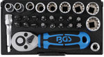 Coffret de douilles 6,3 mm (1/4) 28 pieces