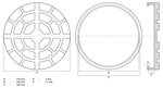 Bgs technic Rubberschijf voor hefplatforms dia 130 mm