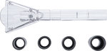 Accessoire d’aspiration pour pistolet pneumatique de nettoyage grand avec 4 adaptateurs pour art. 70150