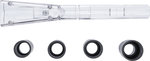 Accessoire d’aspiration pour pistolet pneumatique de nettoyage petit avec 4 adaptateurs pour art. 70150