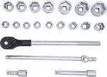 Coffret de douilles 20 mm (3/4) 19 - 50 mm 20 pieces