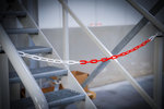 Chaine de barrage Rouge - blanc Matiere plastique 5 m