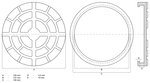 Bgs technic Rubberschijf voor hefplatforms dia 150 mm