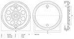 Plato de goma pour pont elevateur Ø 120 mm