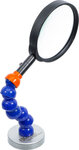 Loupe bras de support flexible et pied magnetique