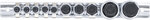 Jeu de douilles embouts extra-courtes six pans interieurs 4 - 19 mm 10 pieces
