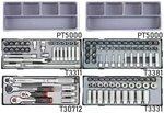 Chariot a outils jumbo noir 437 pieces avec 8 tiroirs