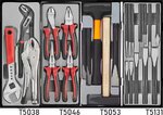 Chariot a outils noir a 8 tiroirs avec outils de 258 pieces