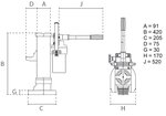 Elevateur de machines hydaruliques 10 tonnes