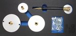 Ensemble de 4 pieces pour purgeur de frein air