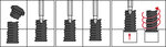 Jeu de tournevis Pour six pans femelle 1,5 - 10 mm/Profil T (pour Torx) T10 - T55 19 pieces