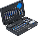 Jeu de tournevis Pour six pans femelle 1,5 - 10 mm/Profil T (pour Torx) T10 - T55 19 pieces
