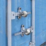 Cadenas a disque 70 mm, 2 pieces, cles identiques