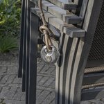 Cadenas a disque 70 mm, 2 pieces, cles identiques