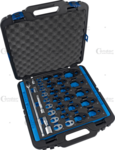 Jeu de cles a ergots 32-pcs 2/3+3/8+1/2+3/4